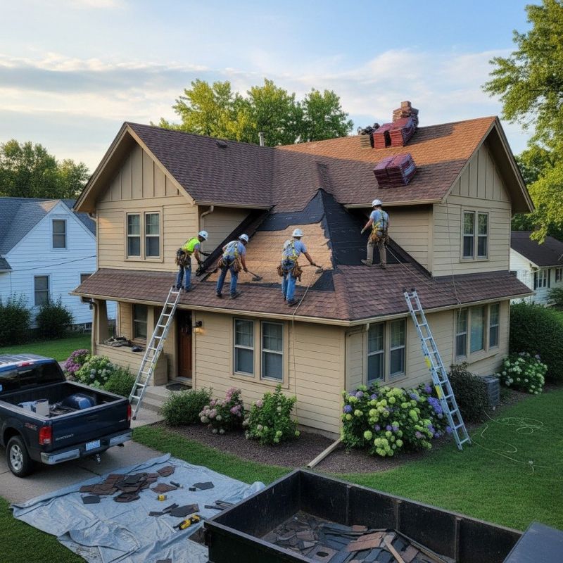 Damaged Roof Replacement in Nashua, NH