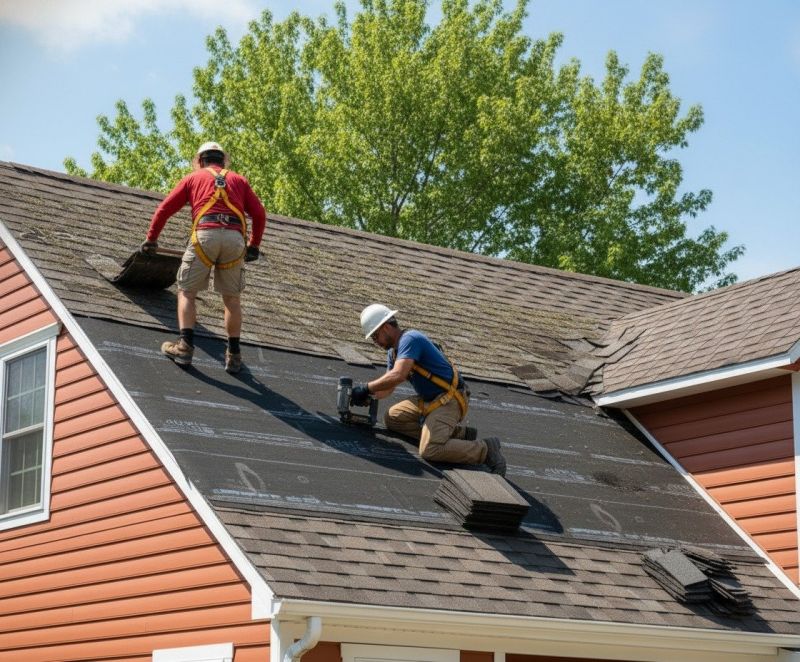 Damaged Roof Replacement in Nashua, NH